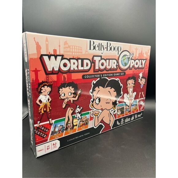 MasterPieces Betty Boop - World Tour Opoly Board Game - Picture 1 of 3